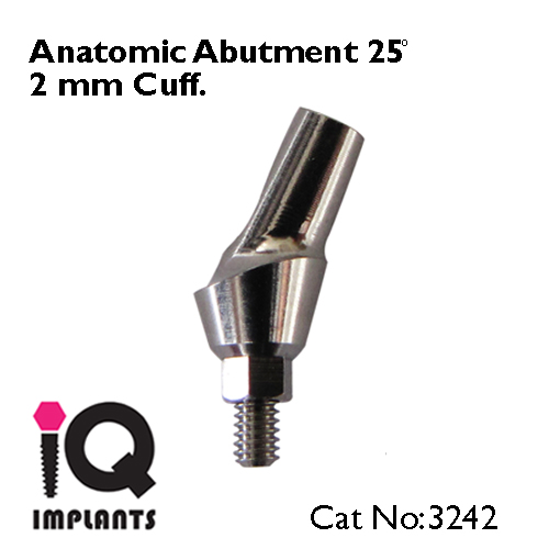 anatomic anguled abutment 25 2mm LOGO anatomic anguled abutment 25 2mm LOGO