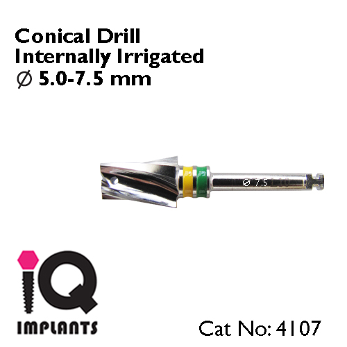 Conical Drill Internal Irrigation 7 LOGO Conical Drill Internal Irrigation 7 LOGO