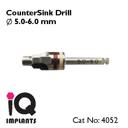 2 Countersink Drills IQ Implants ltd